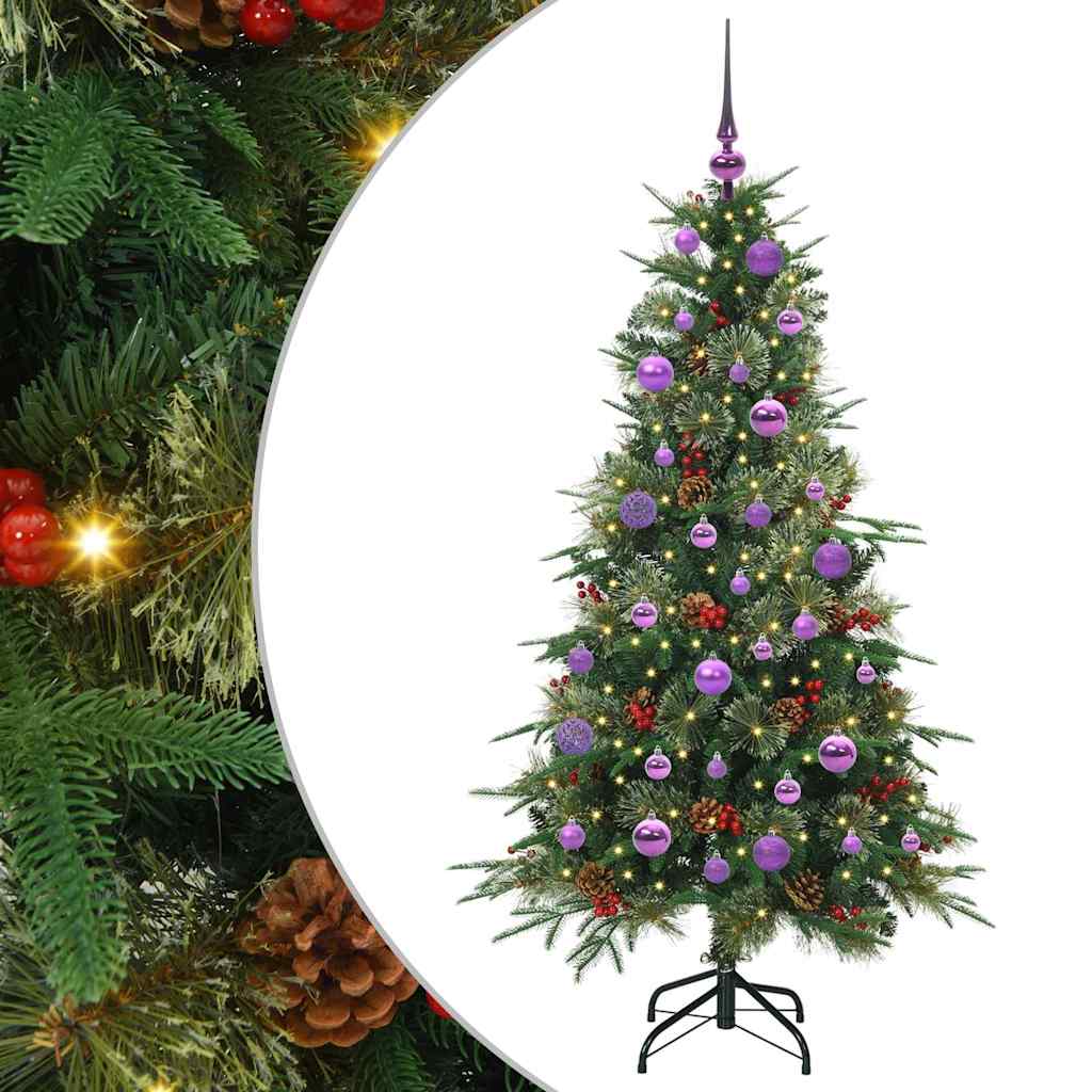 Kunstmatige Inklapbare Kerstboom Groen 150 cm PE en PVC