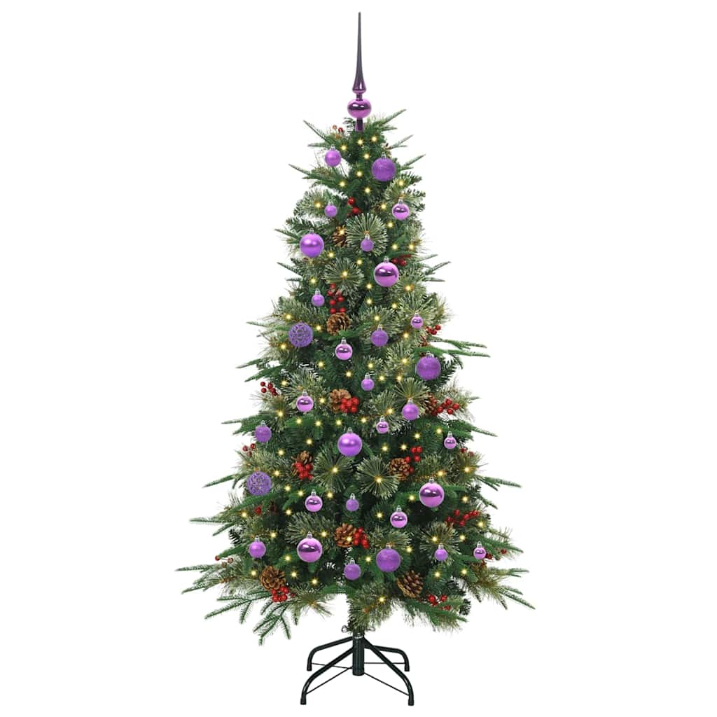 Kunstmatige Inklapbare Kerstboom Groen 150 cm PE en PVC