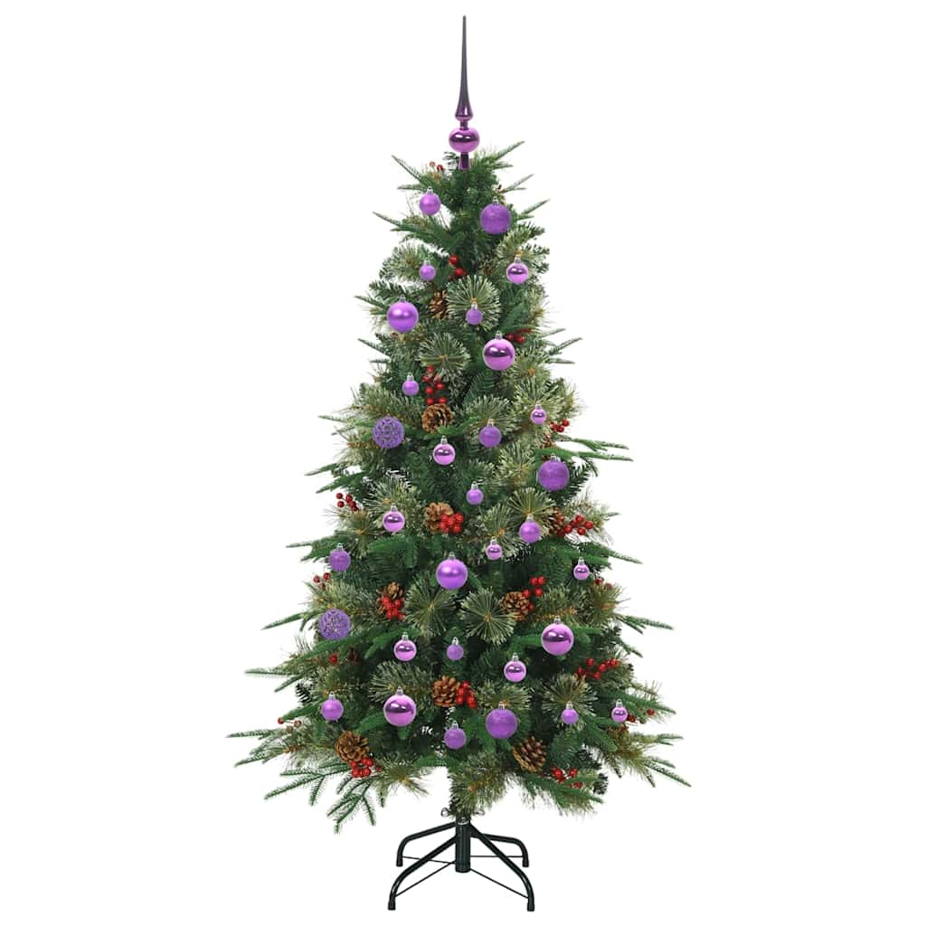 Kunstmatige Inklapbare Kerstboom Groen 150 cm PE en PVC