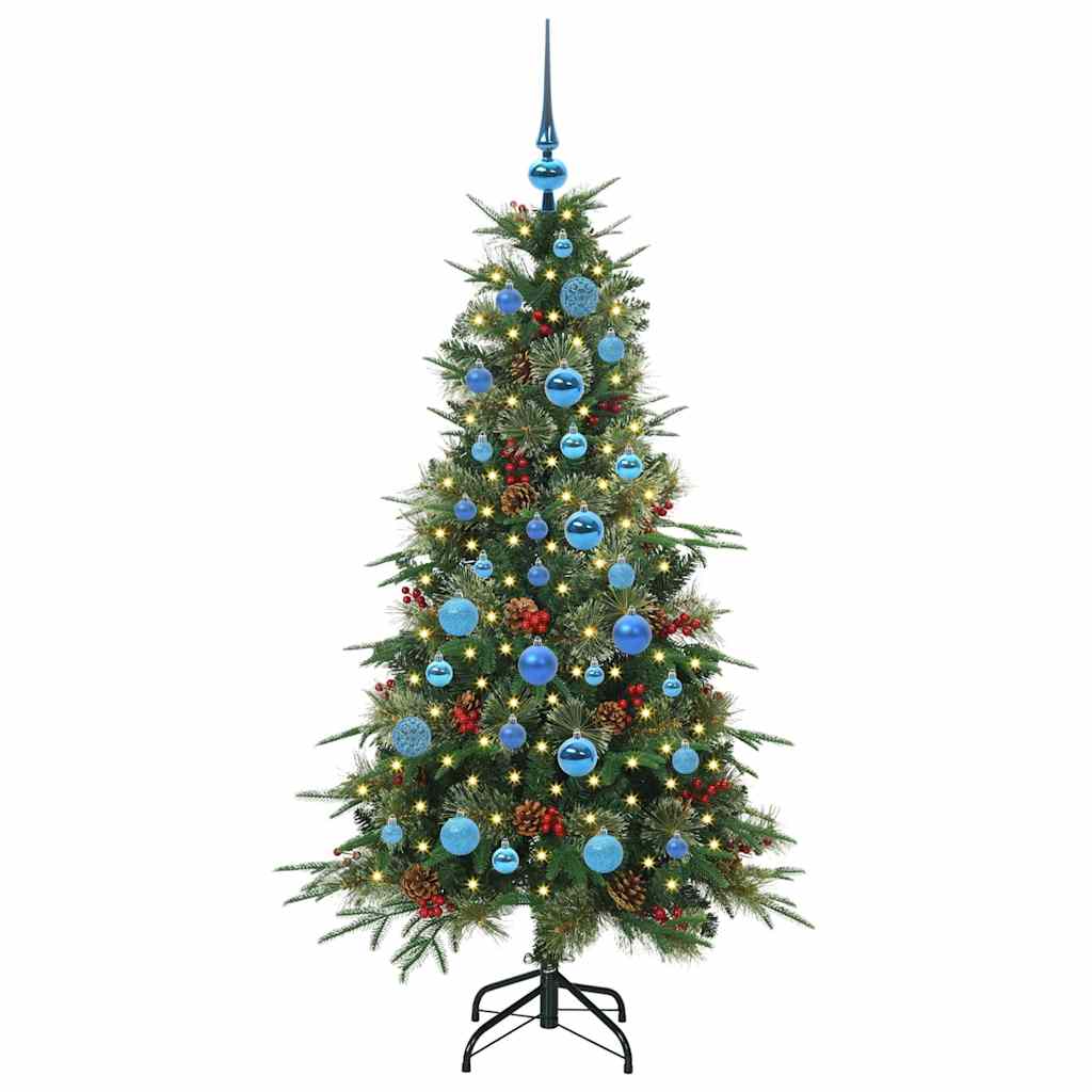 Kunstmatige Inklapbare Kerstboom Groen 150 cm PE en PVC