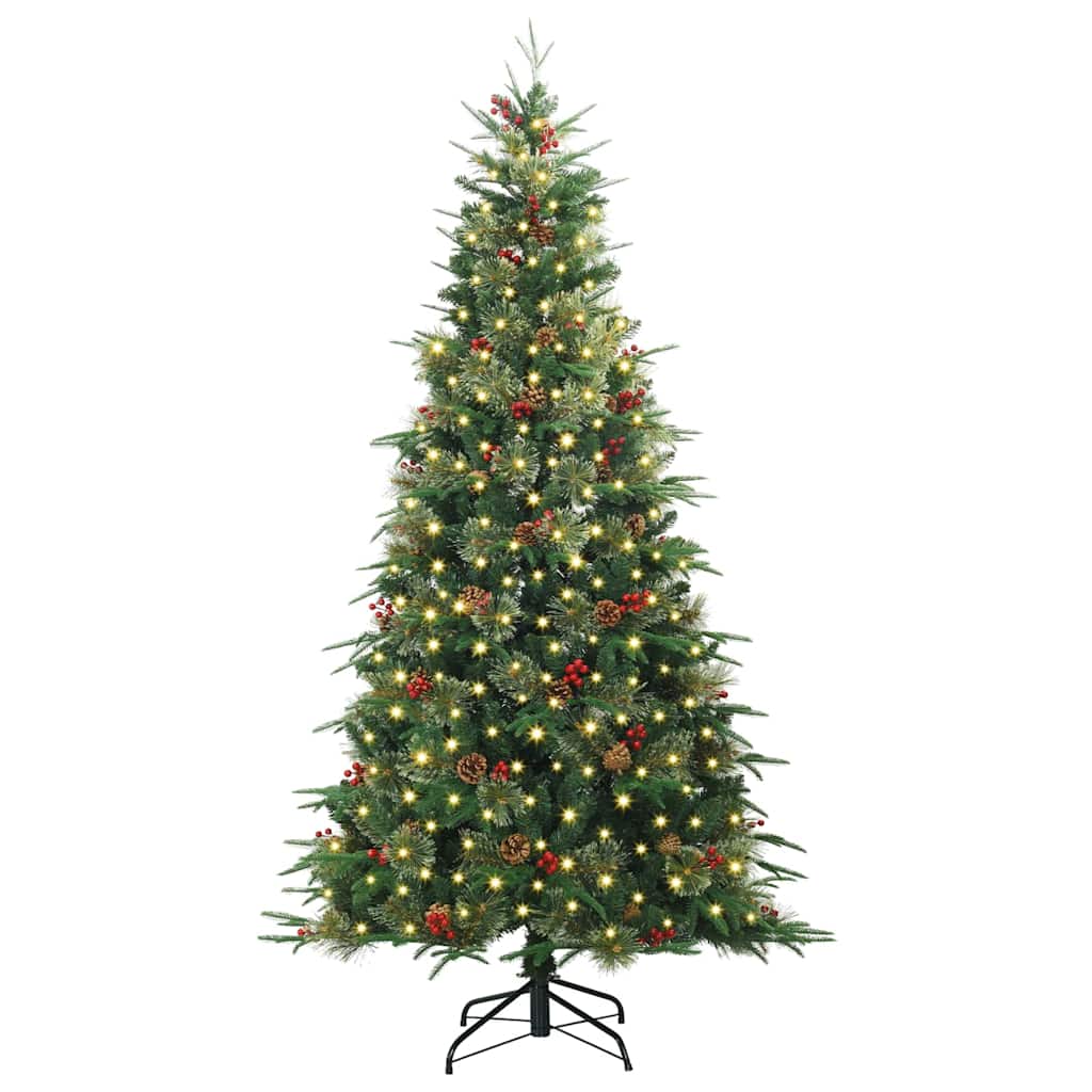 Kunstmatige Inklapbare Kerstboom Groen 180 cm PE en PVC