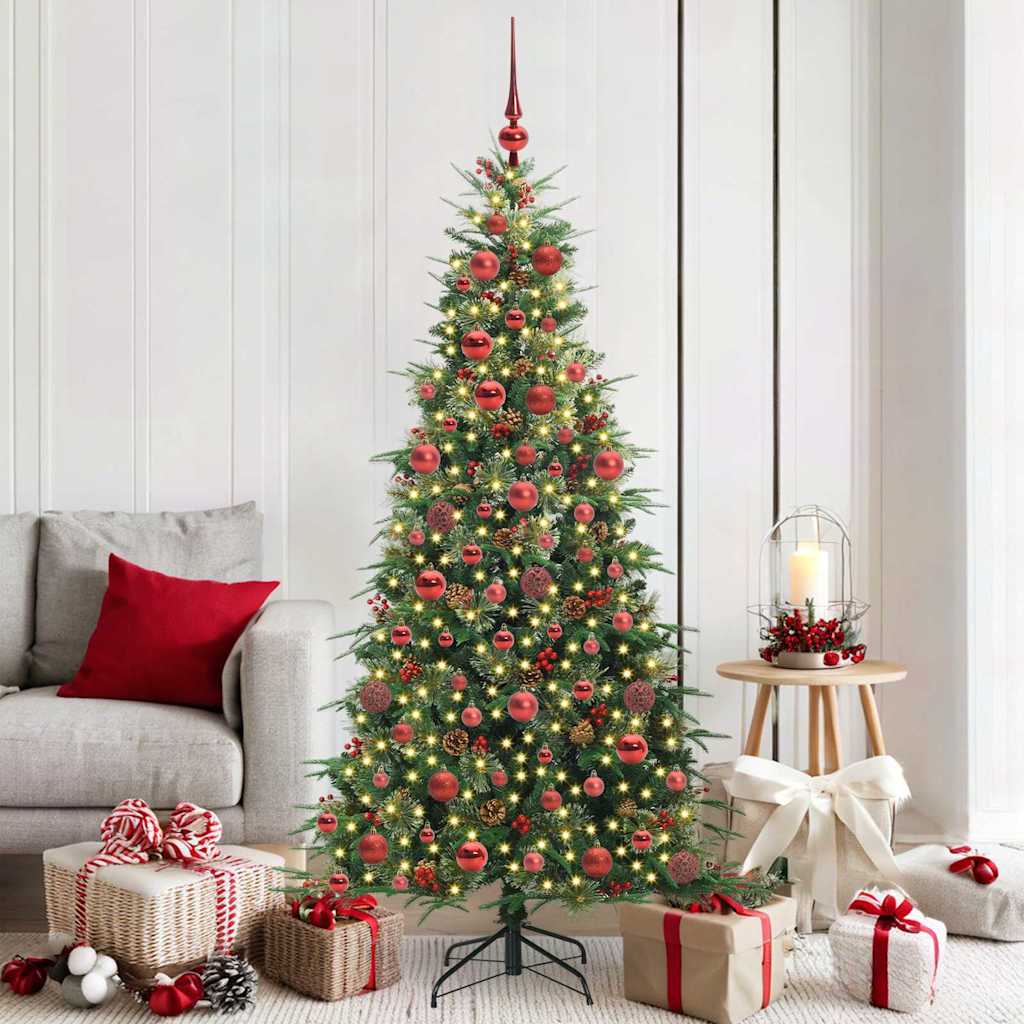 Kunstmatige Inklapbare Kerstboom Groen 180 cm PE en PVC