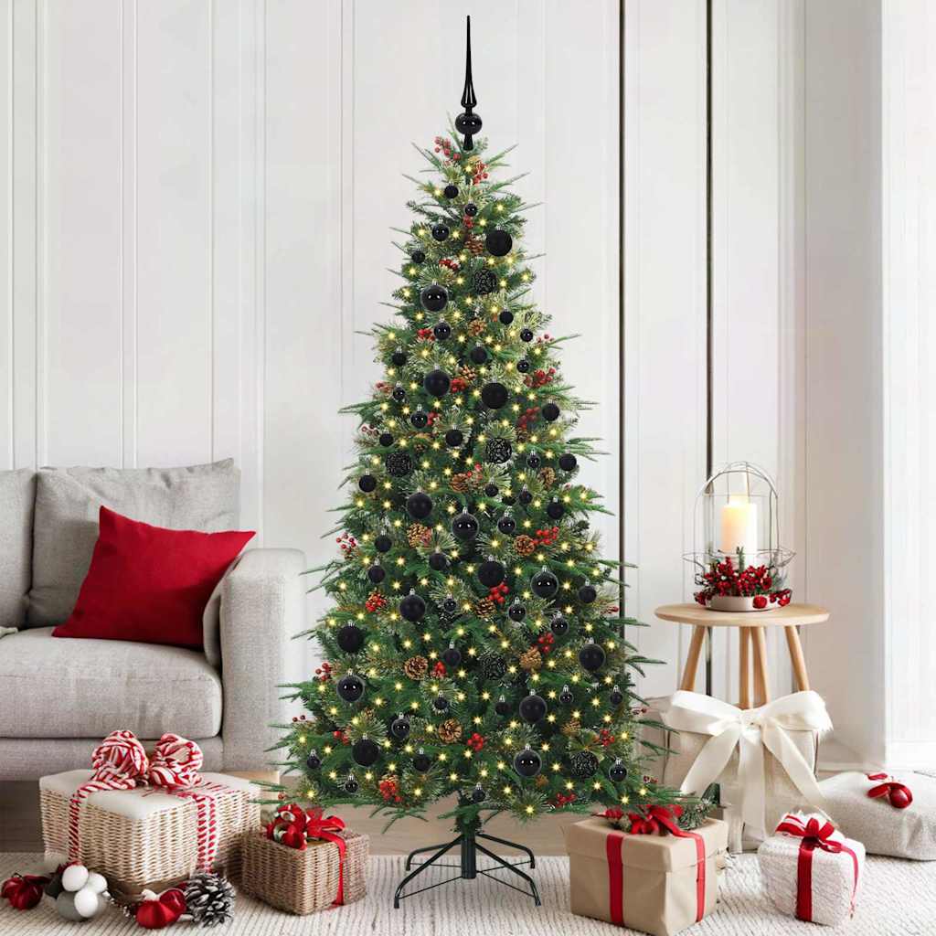 Kunstmatige Inklapbare Kerstboom Groen 180 cm PE en PVC