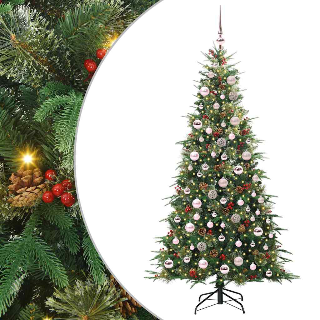 Kunstmatige Inklapbare Kerstboom Groen 180 cm PE en PVC