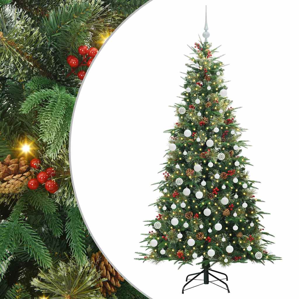 Kunstmatige Inklapbare Kerstboom Groen 180 cm PE en PVC