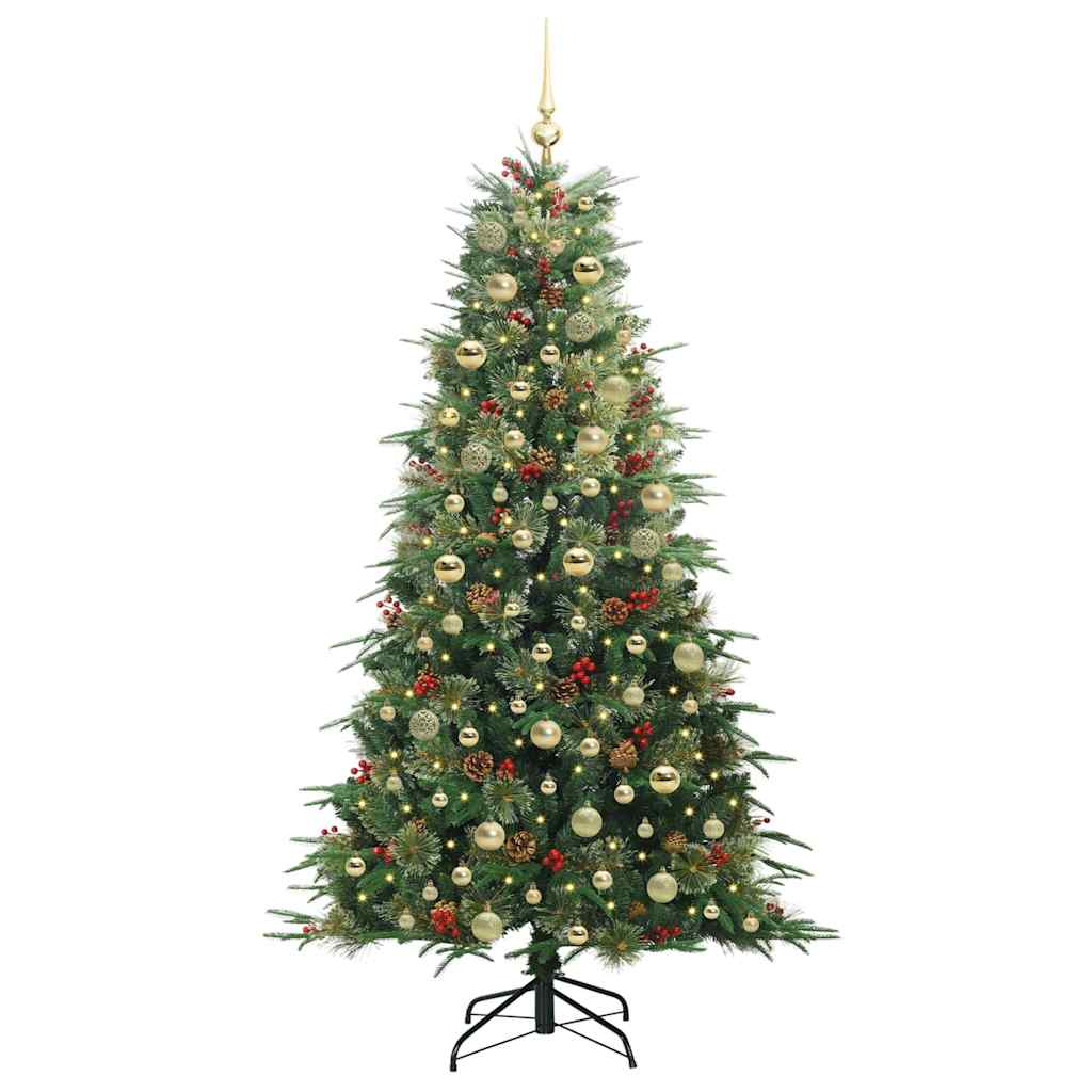 Kunstmatige Inklapbare Kerstboom Groen 180 cm PE en PVC