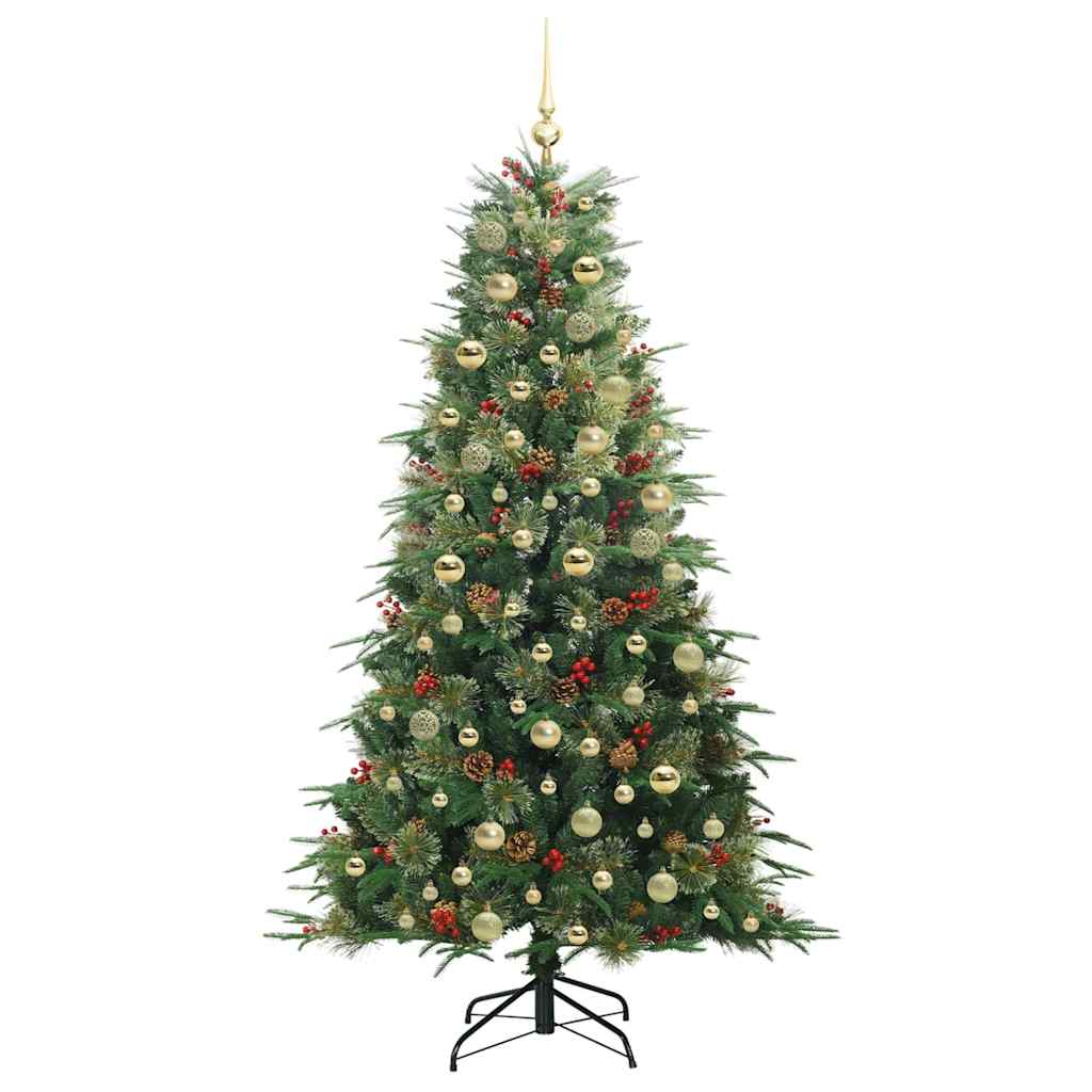 Kunstmatige Inklapbare Kerstboom Groen 180 cm PE en PVC