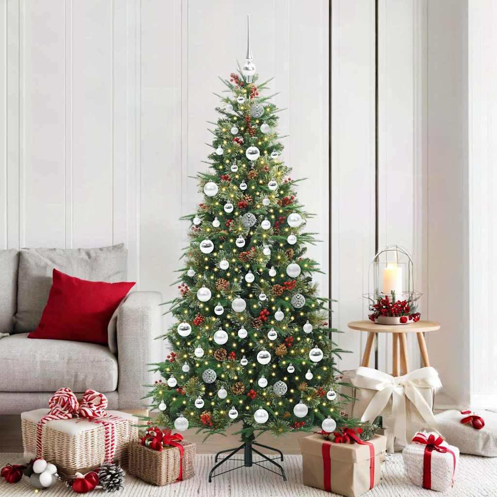 Kunstmatige Inklapbare Kerstboom Groen 180 cm PE en PVC