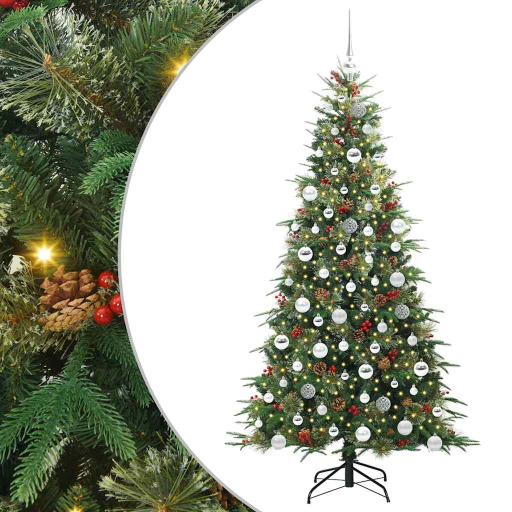 Kunstmatige Inklapbare Kerstboom Groen 180 cm PE en PVC