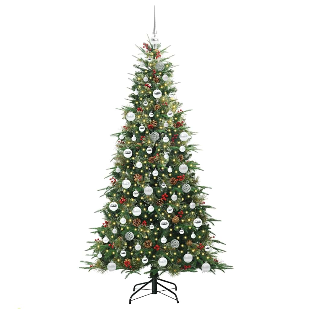 Kunstmatige Inklapbare Kerstboom Groen 180 cm PE en PVC