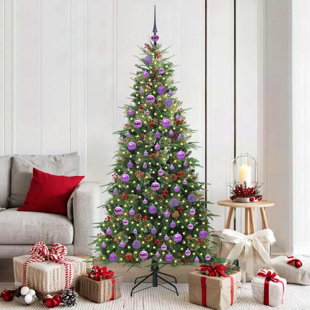 Kunstmatige Inklapbare Kerstboom Groen 180 cm PE en PVC