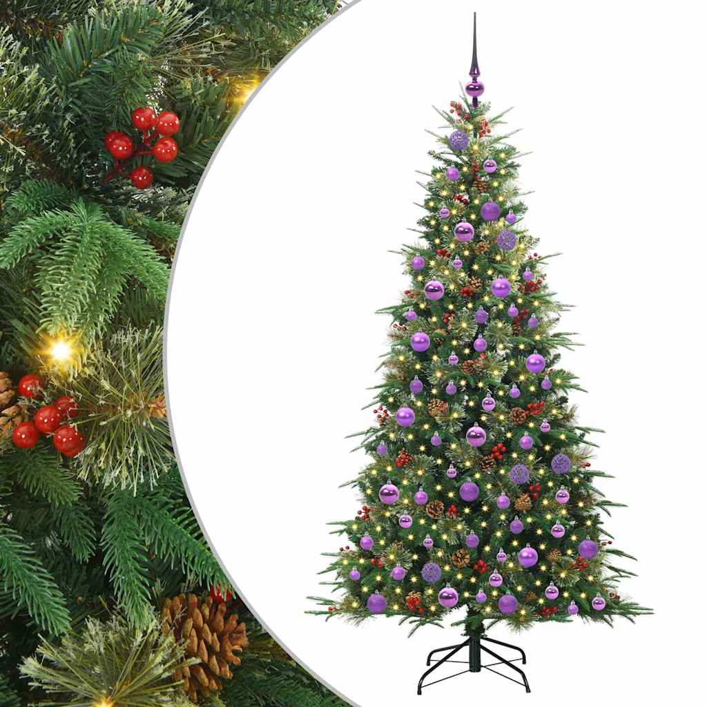 Kunstmatige Inklapbare Kerstboom Groen 180 cm PE en PVC