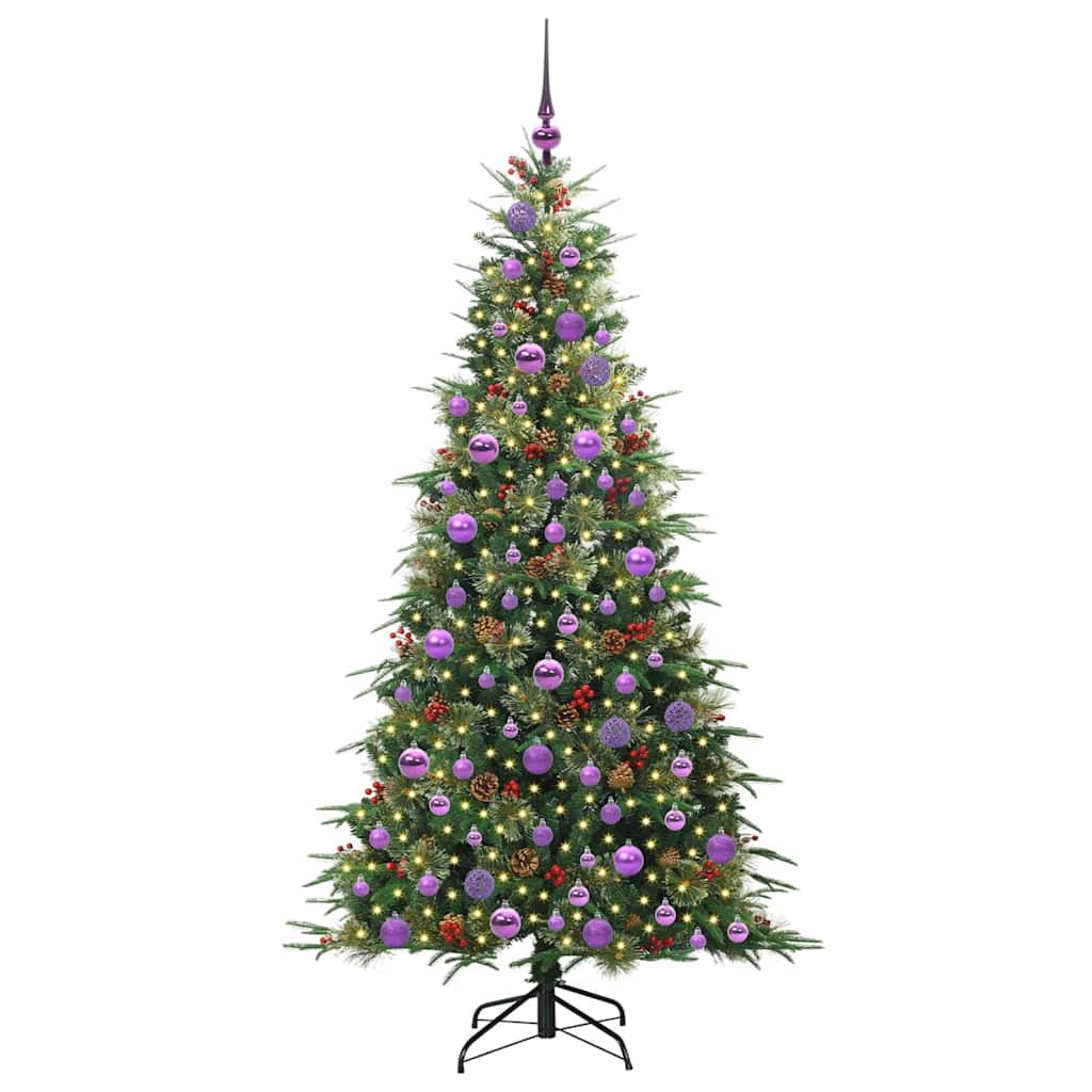 Kunstmatige Inklapbare Kerstboom Groen 180 cm PE en PVC