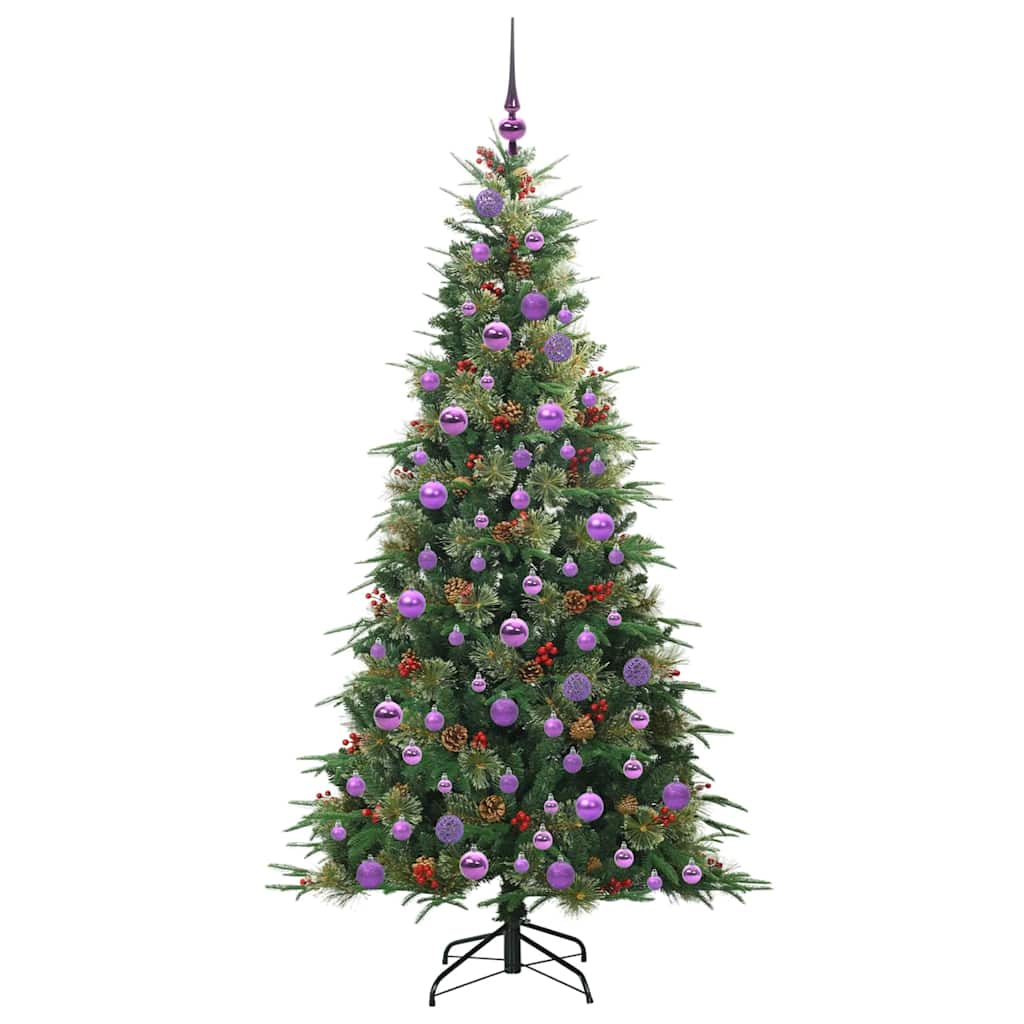 Kunstmatige Inklapbare Kerstboom Groen 180 cm PE en PVC