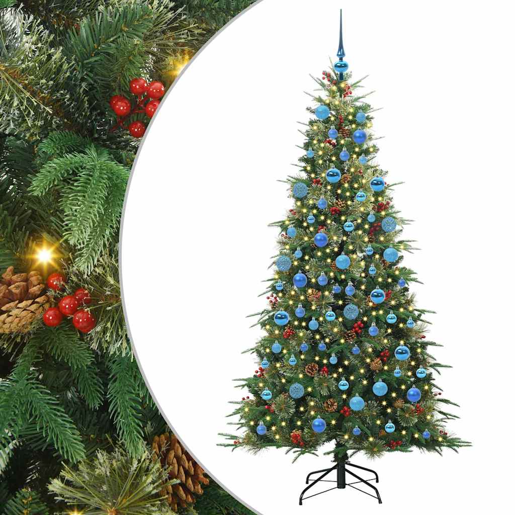 Kunstmatige Inklapbare Kerstboom Groen 180 cm PE en PVC