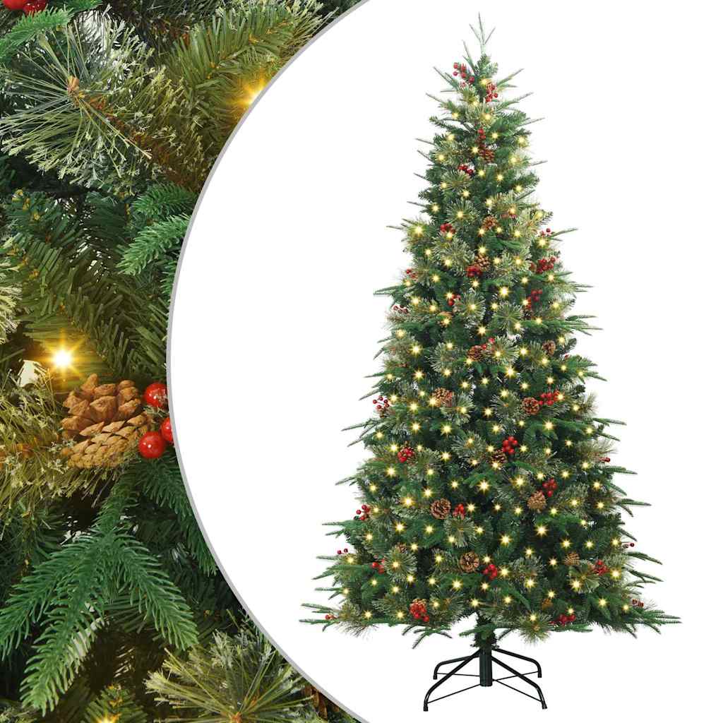 Kunstmatige Inklapbare Kerstboom Groen 210 cm PE en PVC