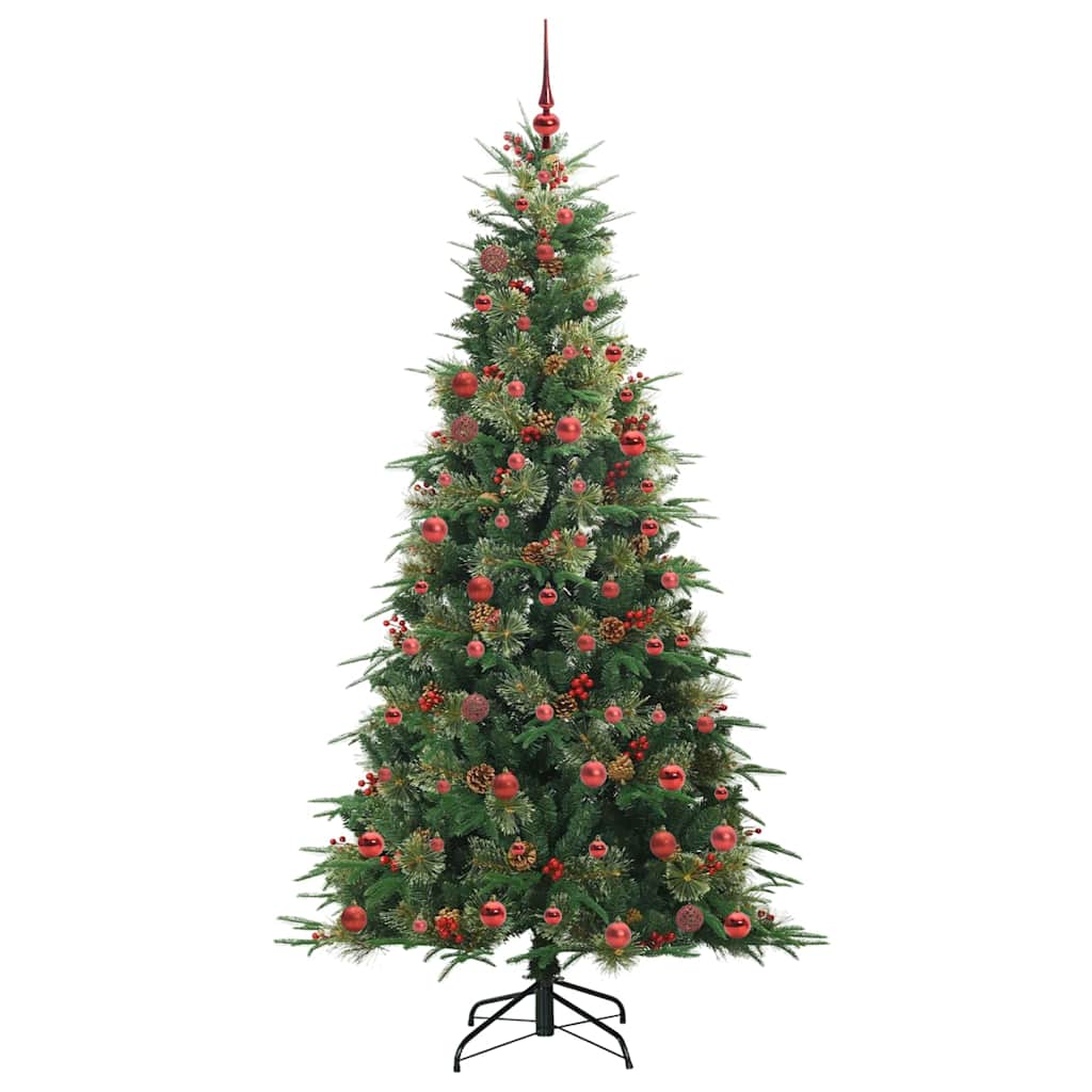 Kunstmatige Inklapbare Kerstboom Groen 210 cm PE en PVC