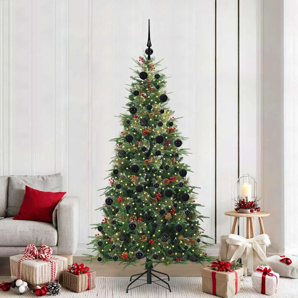 Kunstmatige Inklapbare Kerstboom Groen 210 cm PE en PVC