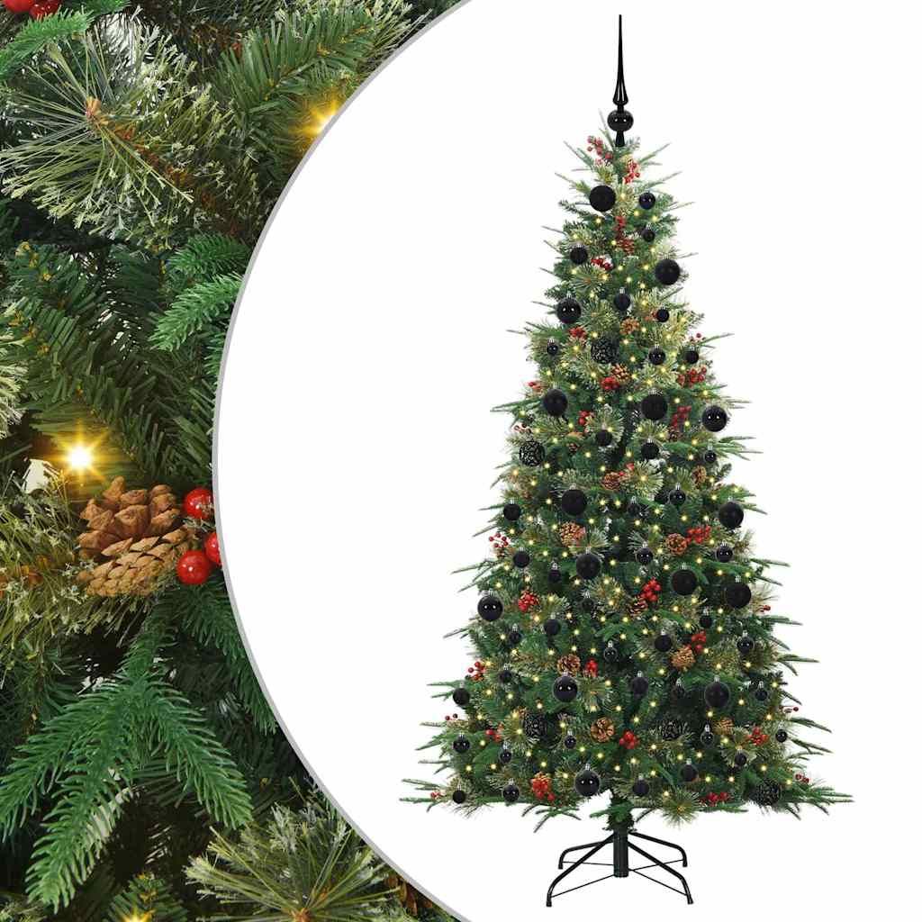Kunstmatige Inklapbare Kerstboom Groen 210 cm PE en PVC