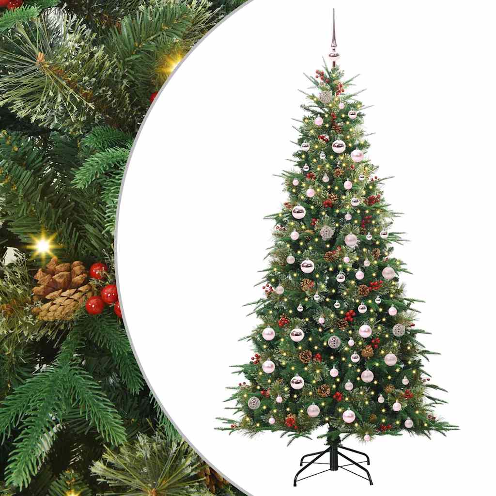 Kunstmatige Inklapbare Kerstboom Groen 210 cm PE en PVC