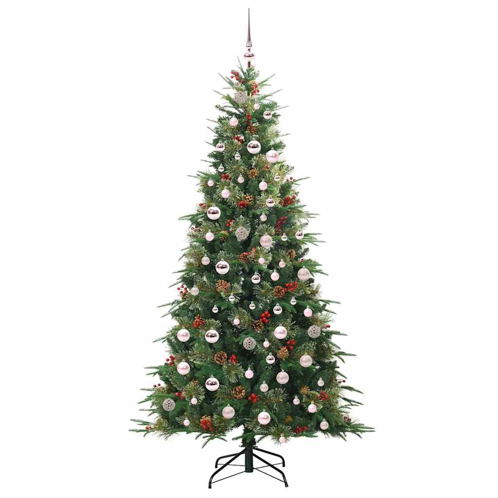 Kunstmatige Inklapbare Kerstboom Groen 210 cm PE en PVC
