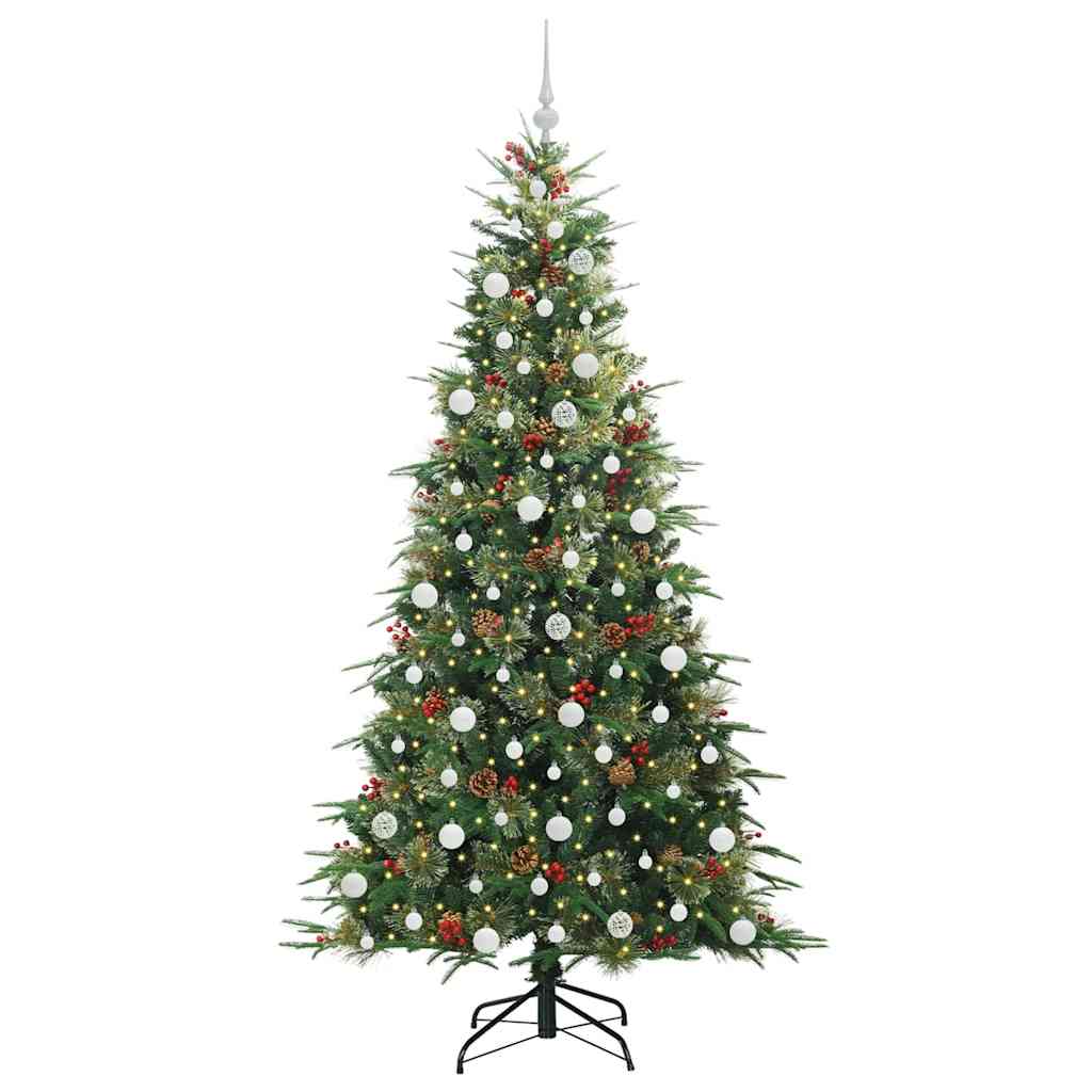 Kunstmatige Inklapbare Kerstboom Groen 210 cm PE en PVC