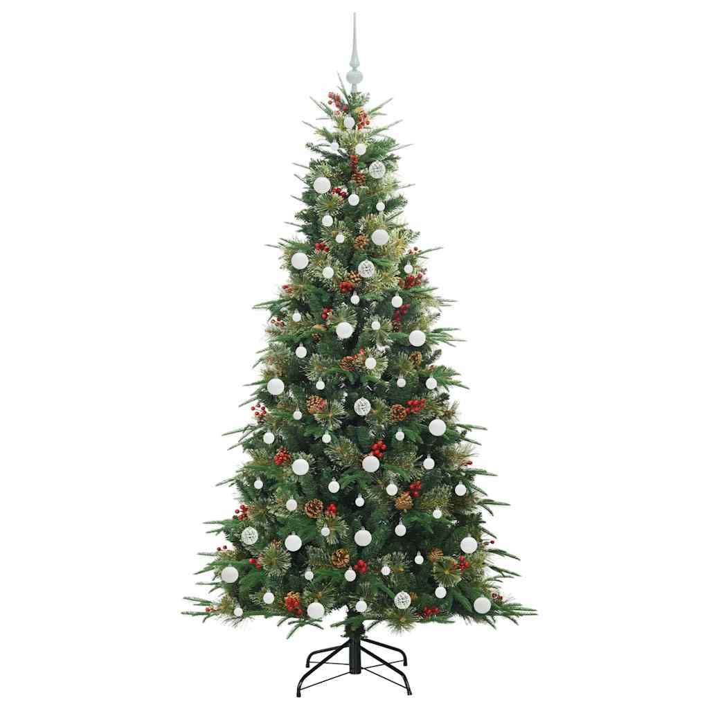 Kunstmatige Inklapbare Kerstboom Groen 210 cm PE en PVC