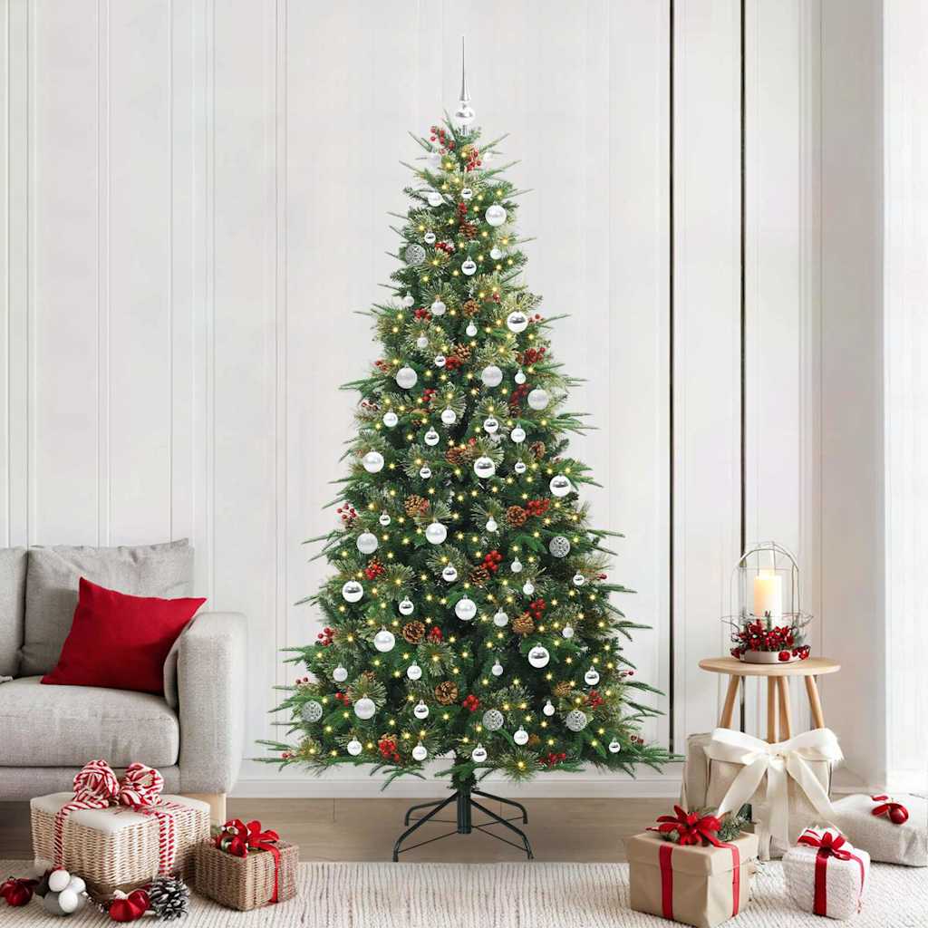 Kunstmatige Inklapbare Kerstboom Groen 210 cm PE en PVC