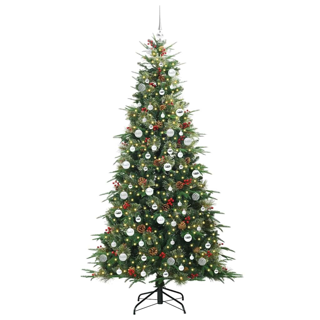 Kunstmatige Inklapbare Kerstboom Groen 210 cm PE en PVC