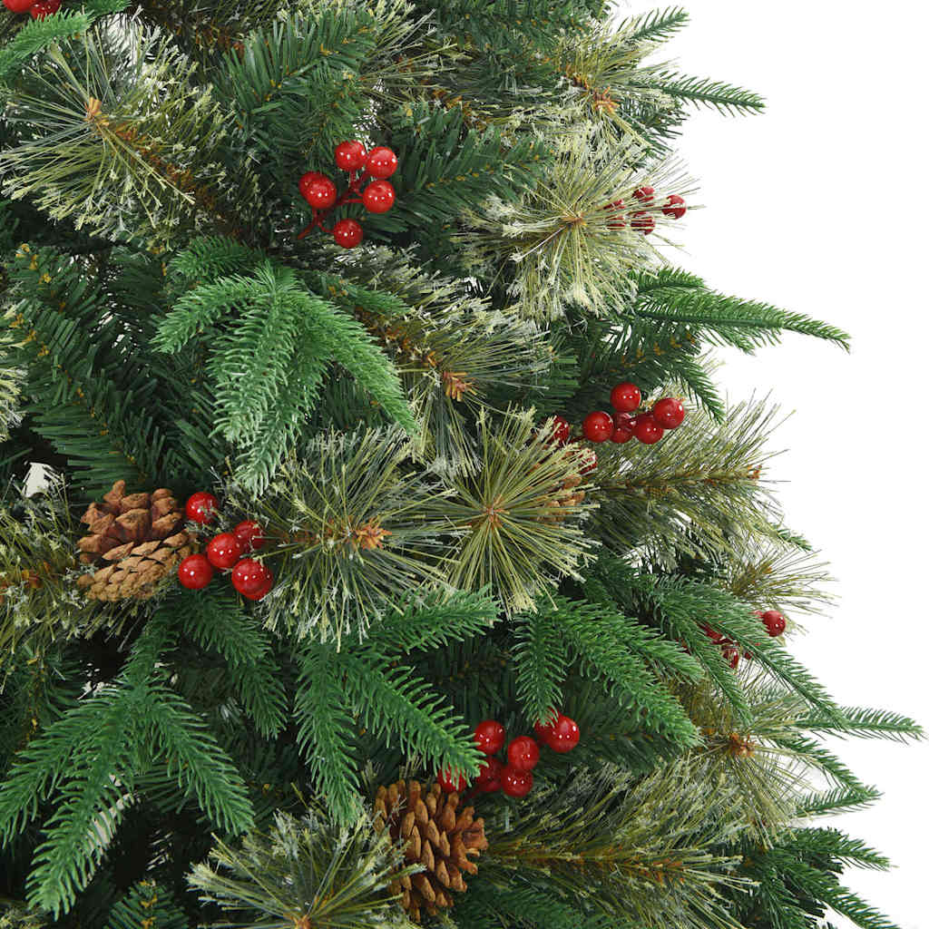 Kunstmatige Inklapbare Kerstboom Groen 210 cm PE en PVC