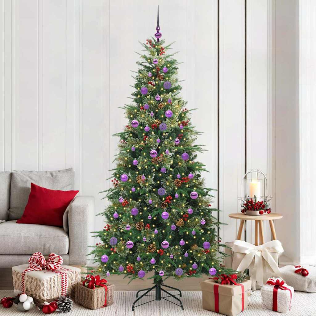 Kunstmatige Inklapbare Kerstboom Groen 210 cm PE en PVC