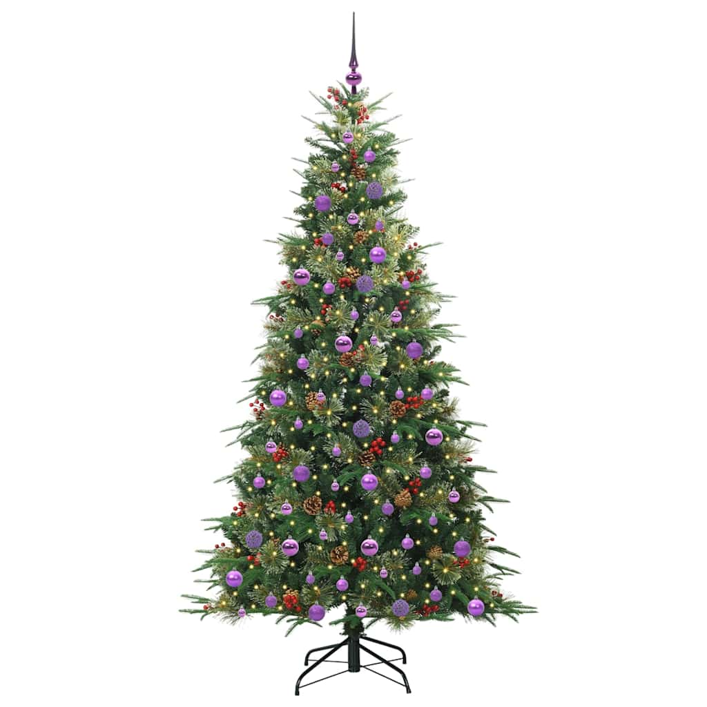 Kunstmatige Inklapbare Kerstboom Groen 210 cm PE en PVC
