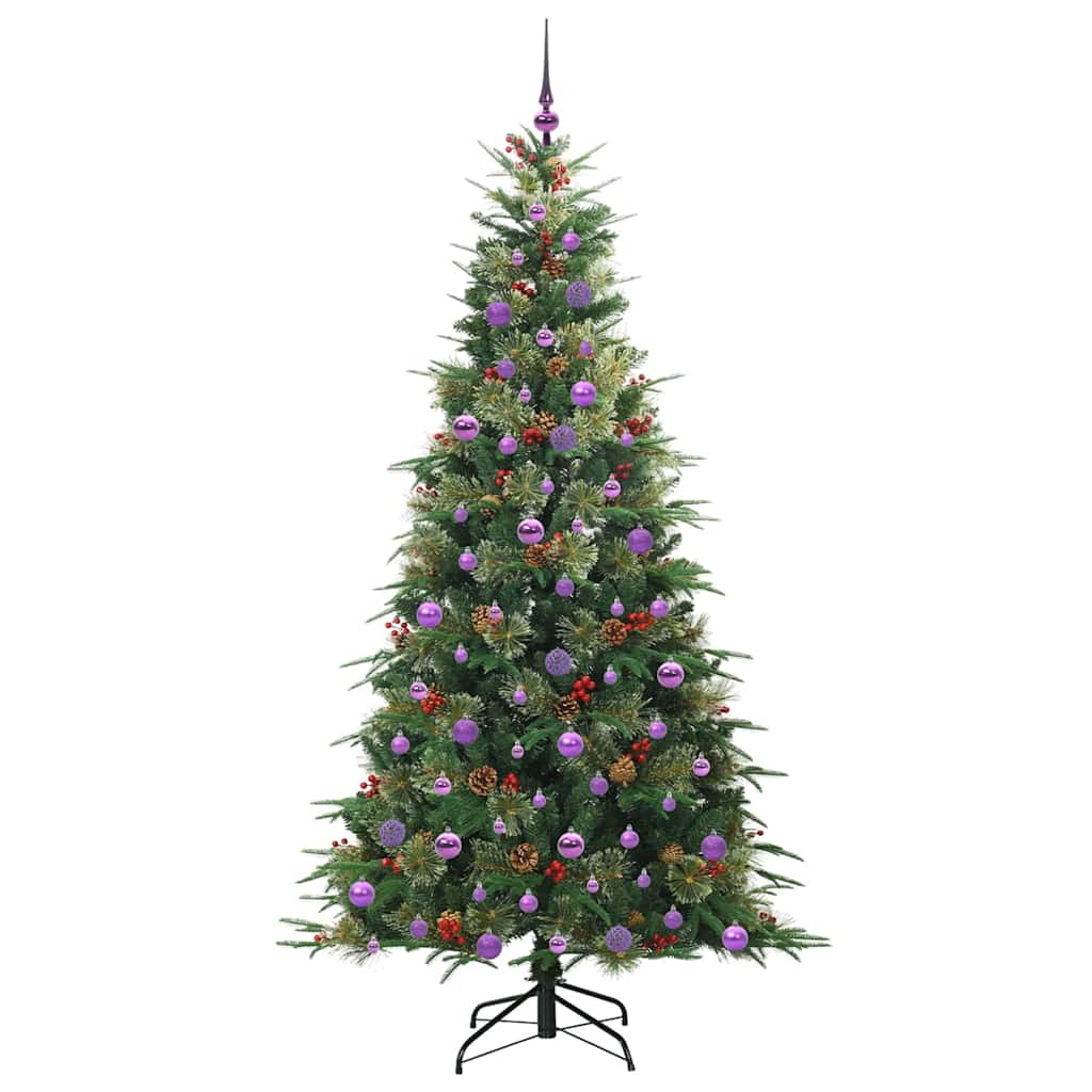 Kunstmatige Inklapbare Kerstboom Groen 210 cm PE en PVC
