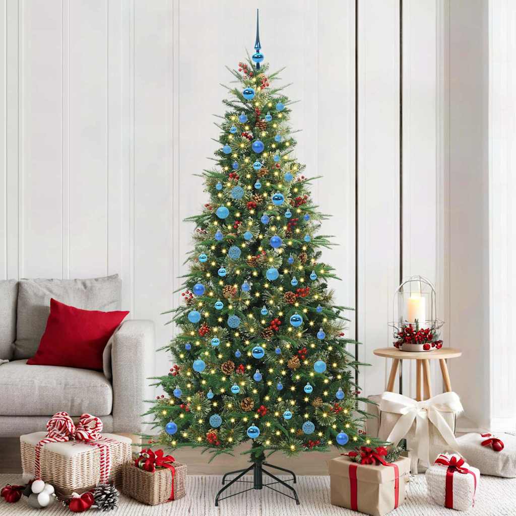 Kunstmatige Inklapbare Kerstboom Groen 210 cm PE en PVC
