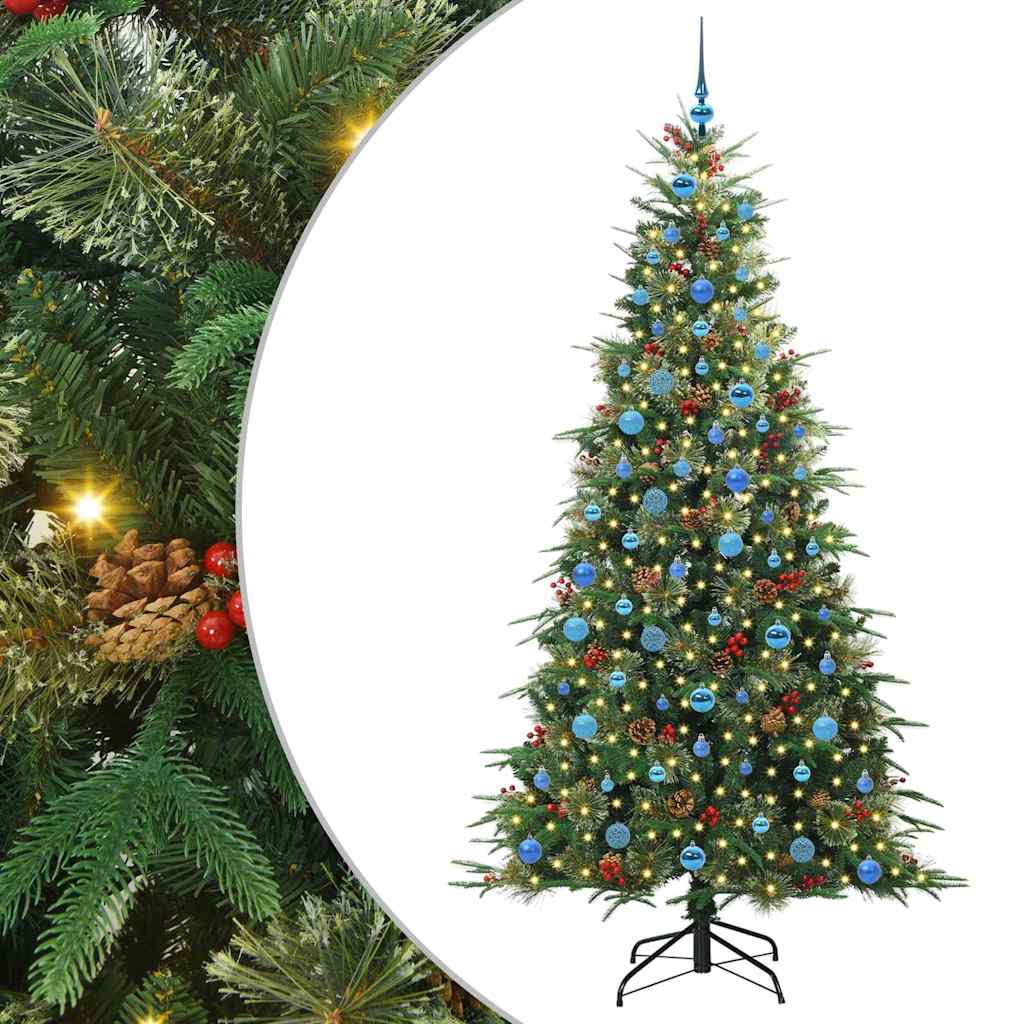 Kunstmatige Inklapbare Kerstboom Groen 210 cm PE en PVC