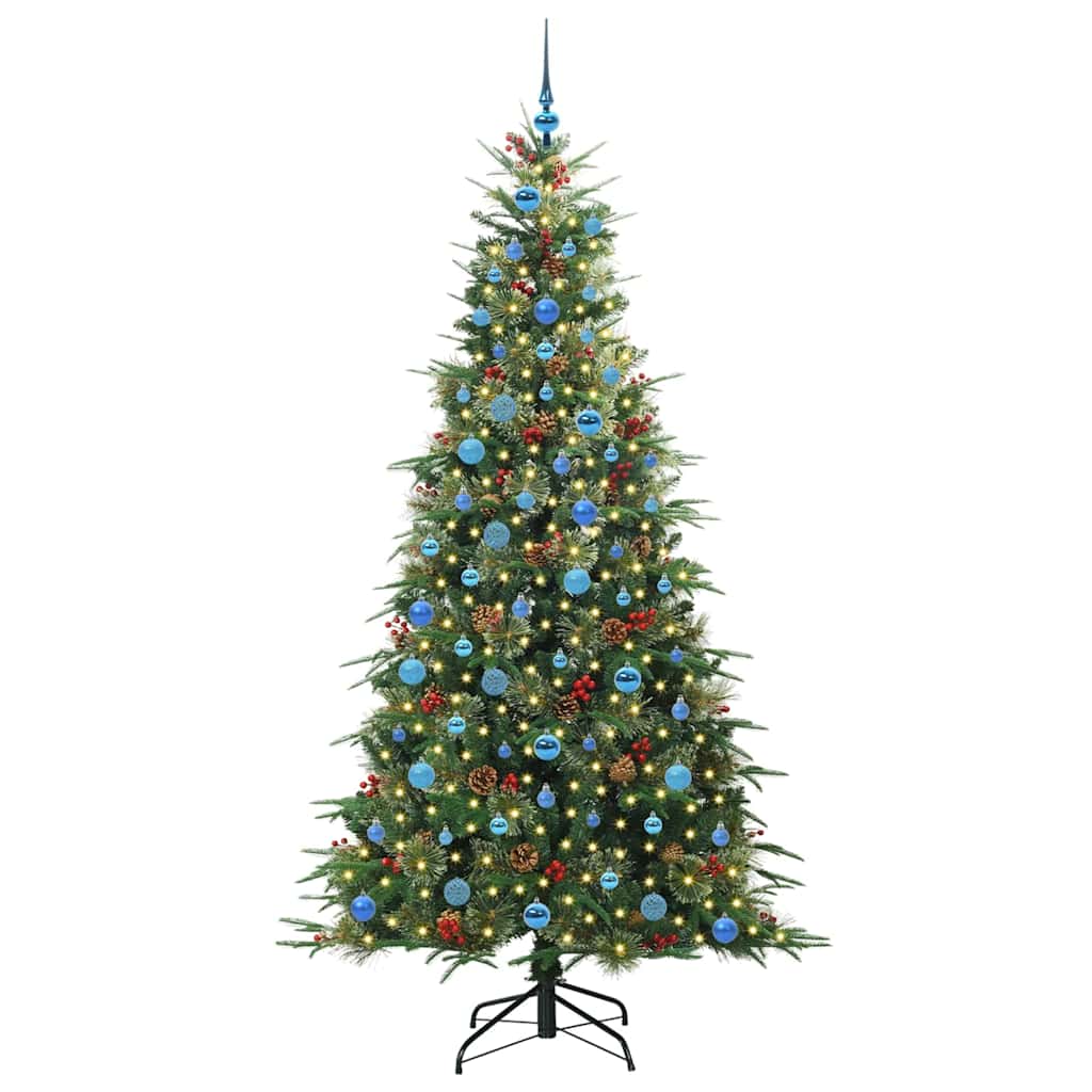 Kunstmatige Inklapbare Kerstboom Groen 210 cm PE en PVC
