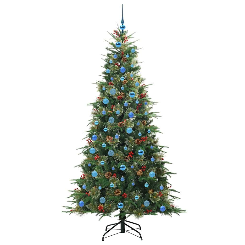 Kunstmatige Inklapbare Kerstboom Groen 210 cm PE en PVC