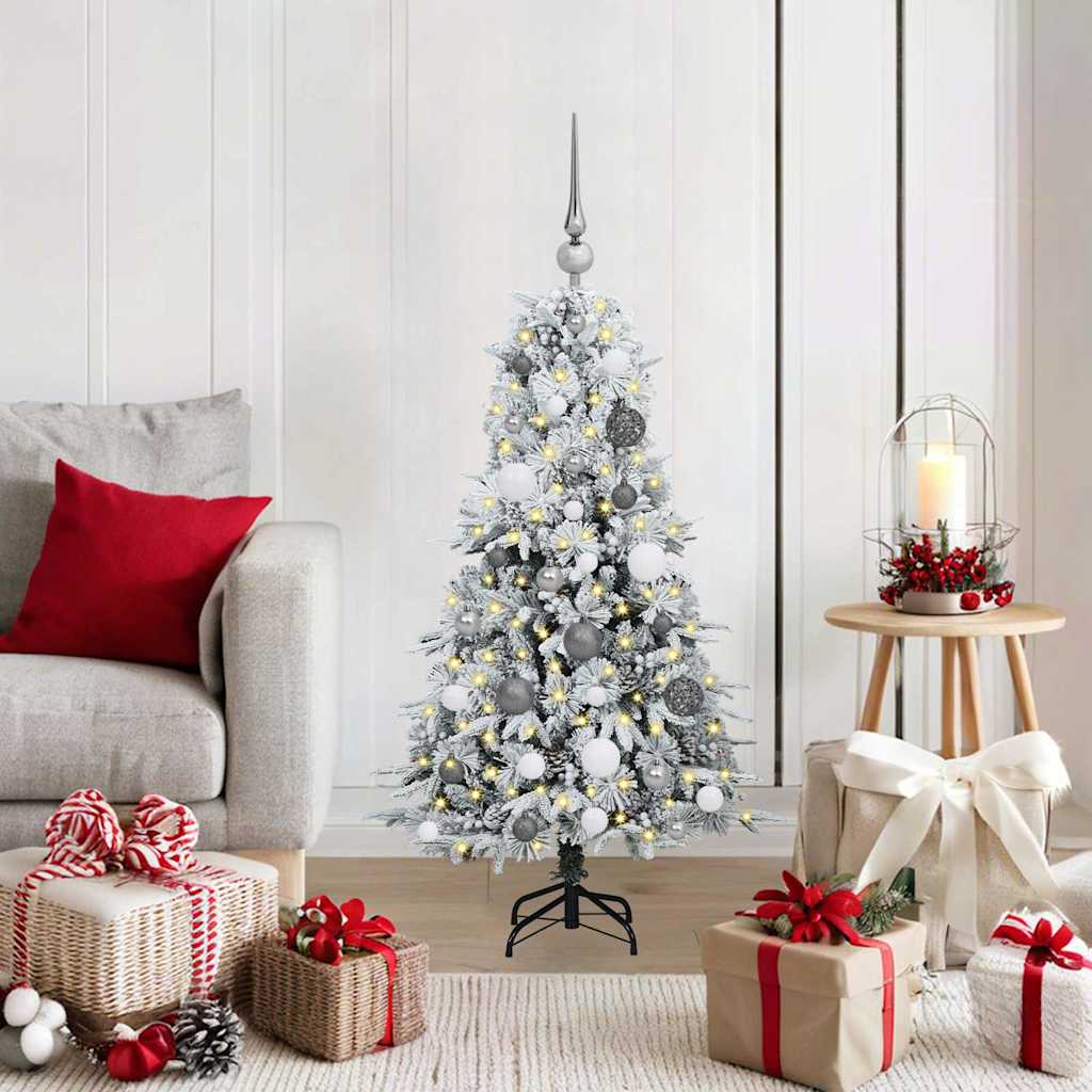 Kunstmatige Inklapbare Kerstboom Groen 120 cm PE en PVC