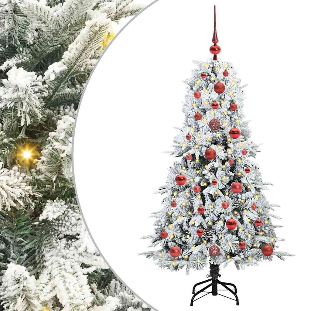 Kunstmatige Inklapbare Kerstboom Groen 120 cm PE en PVC