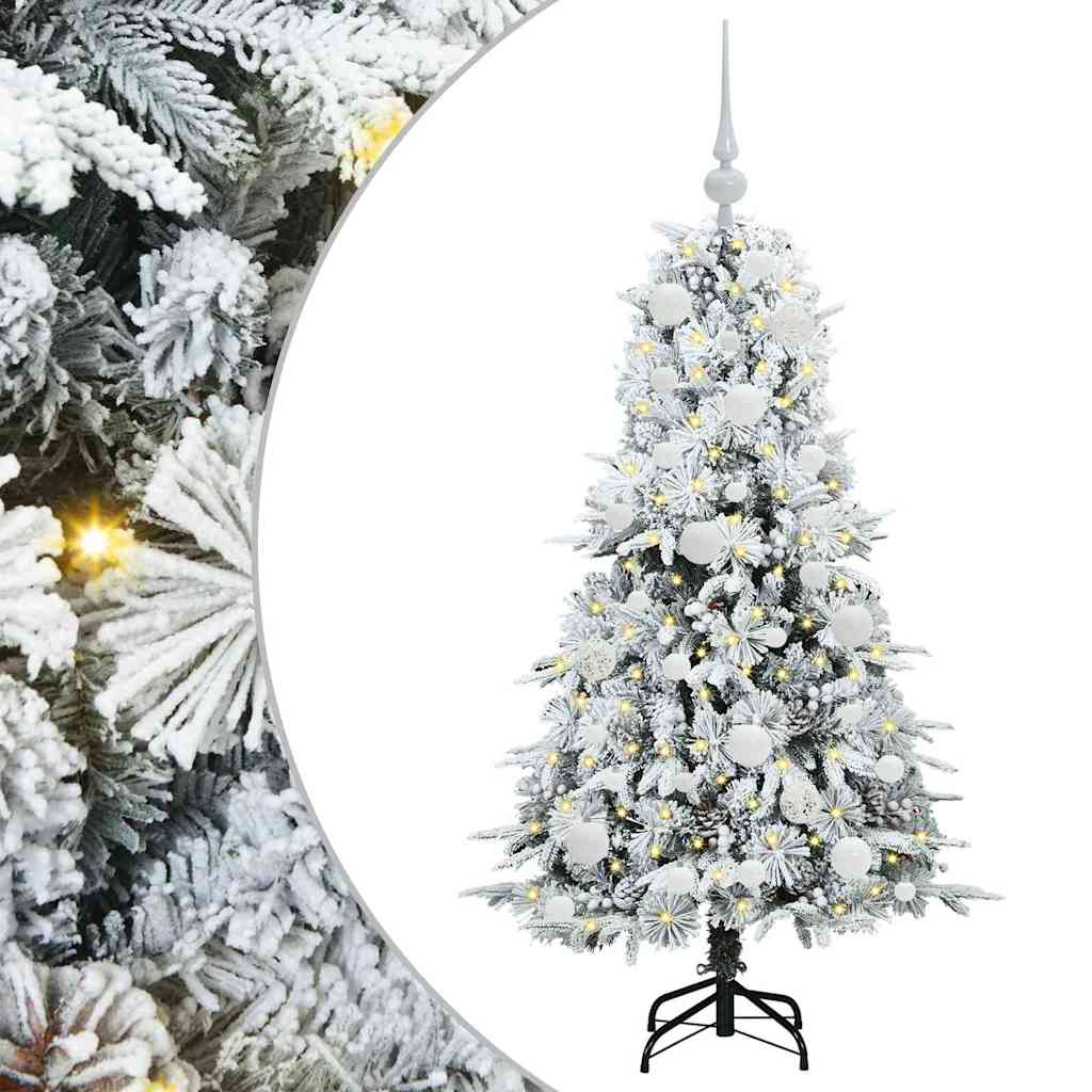 Kunstmatige Inklapbare Kerstboom Groen 120 cm PE en PVC