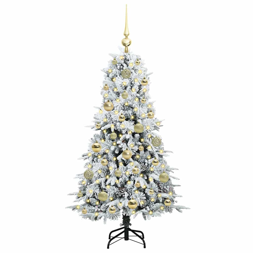 Kunstmatige Inklapbare Kerstboom Groen 120 cm PE en PVC