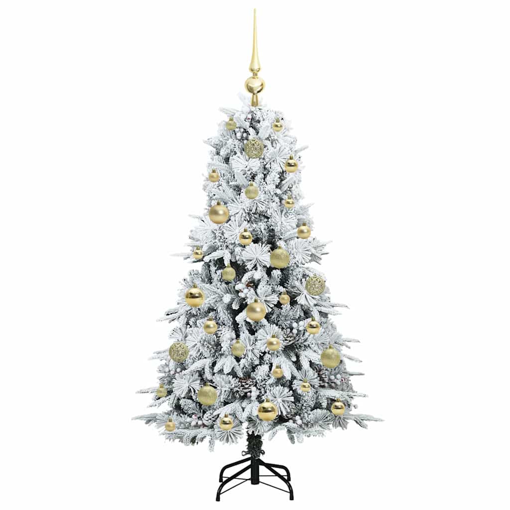 Kunstmatige Inklapbare Kerstboom Groen 120 cm PE en PVC