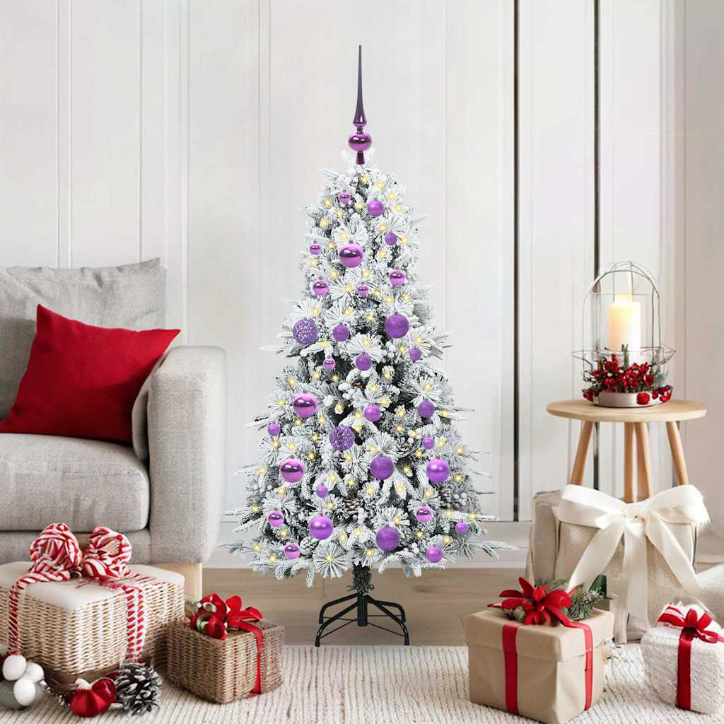 Kunstmatige Inklapbare Kerstboom Groen 120 cm PE en PVC