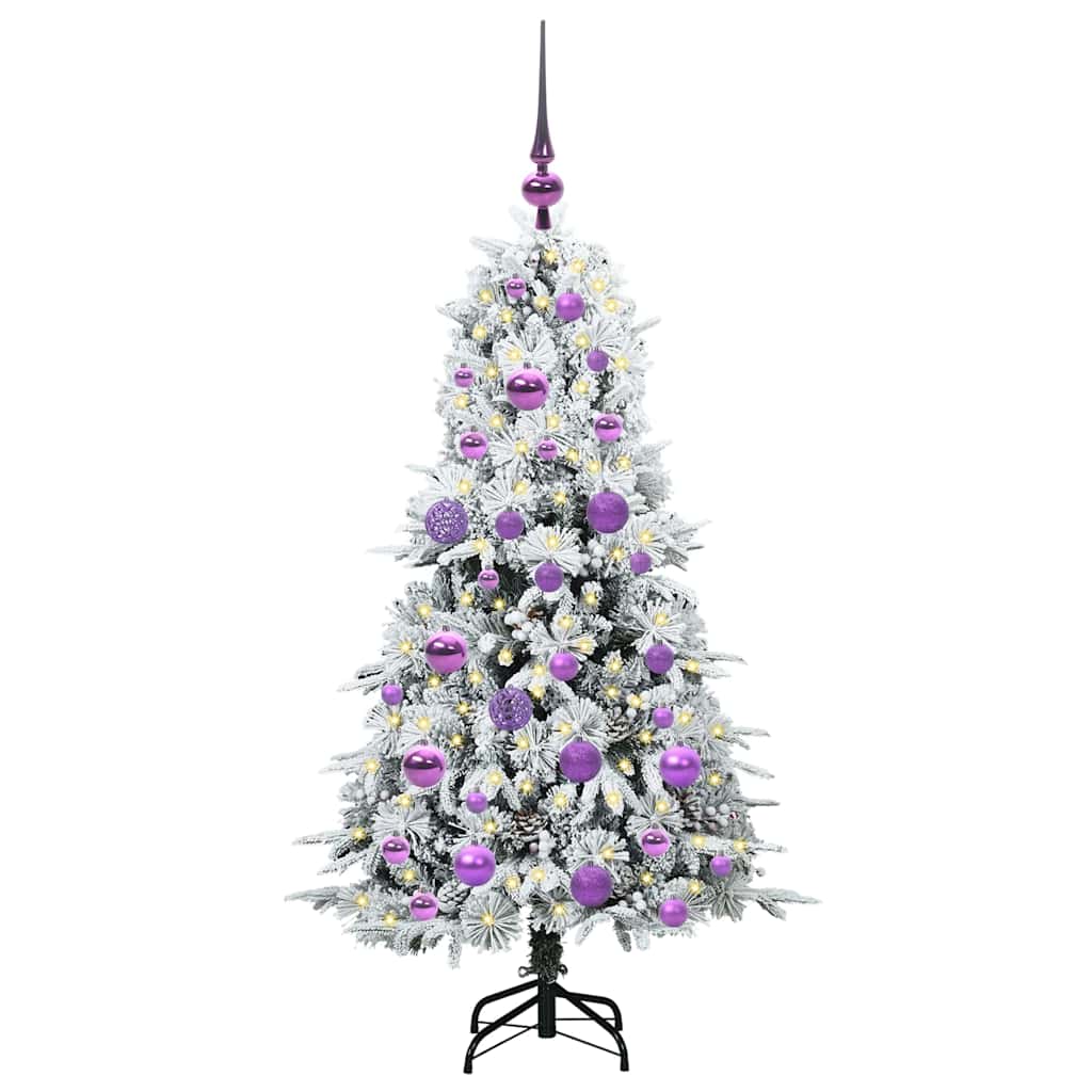 Kunstmatige Inklapbare Kerstboom Groen 120 cm PE en PVC