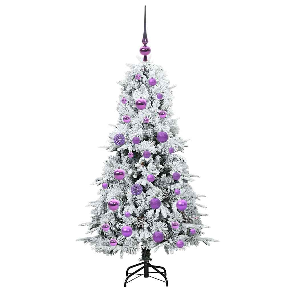Kunstmatige Inklapbare Kerstboom Groen 120 cm PE en PVC