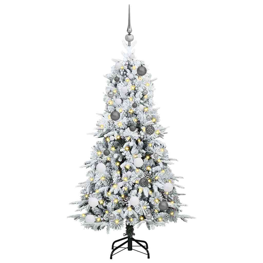 Kunstmatige Inklapbare Kerstboom Groen 150 cm PE en PVC