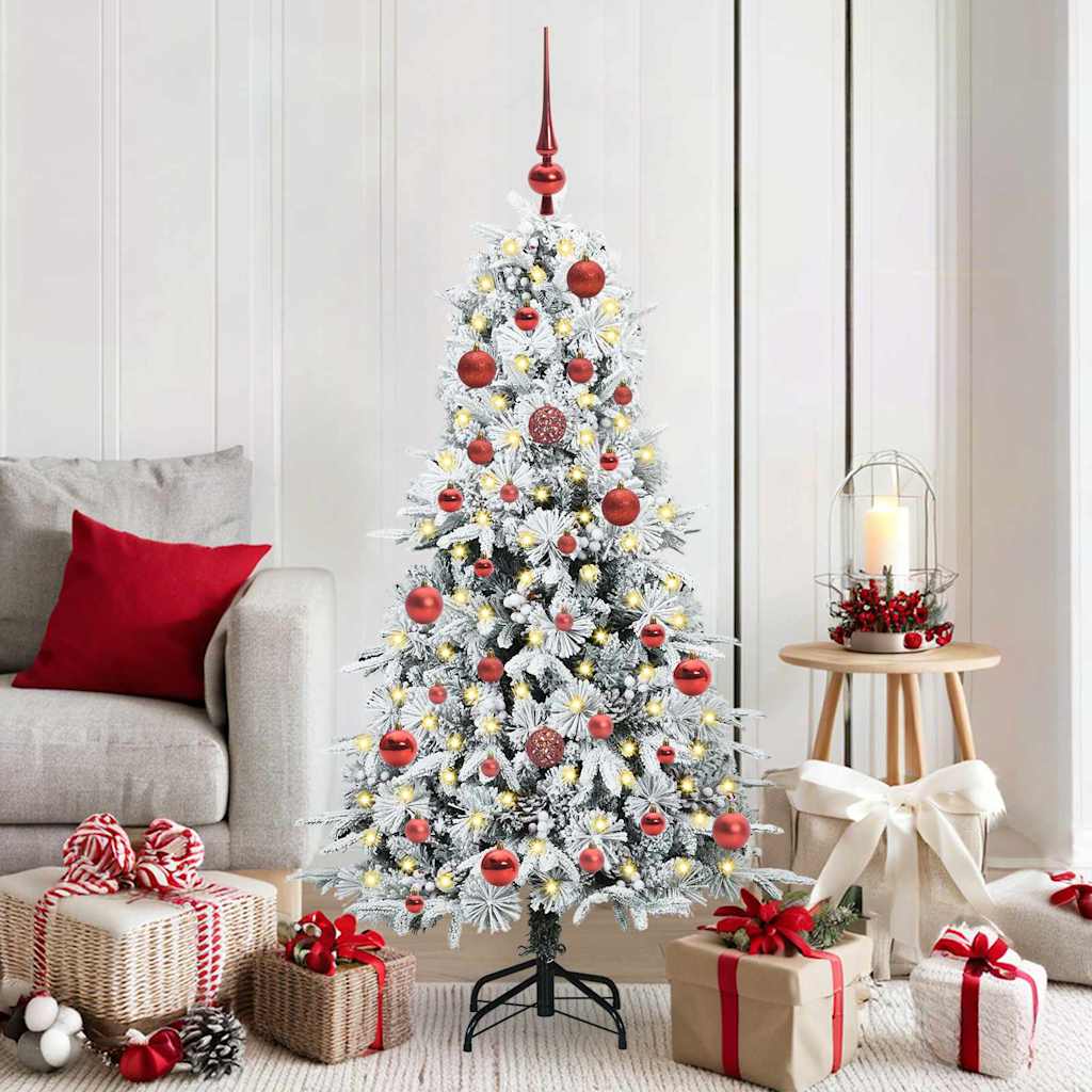 Kunstmatige Inklapbare Kerstboom Groen 150 cm PE en PVC