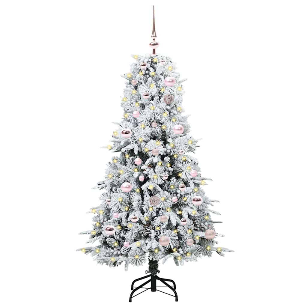 Kunstmatige Inklapbare Kerstboom Groen 150 cm PE en PVC