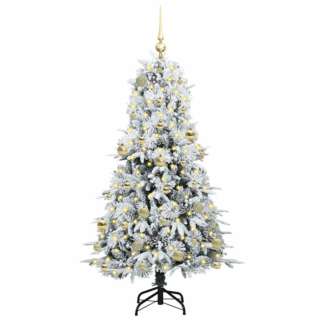 Kunstmatige Inklapbare Kerstboom Groen 150 cm PE en PVC