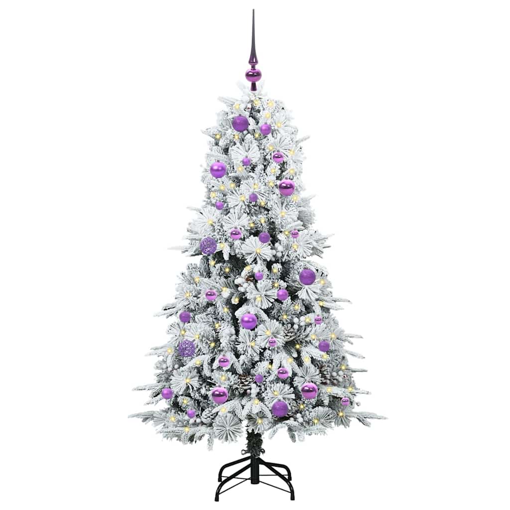 Kunstmatige Inklapbare Kerstboom Groen 150 cm PE en PVC